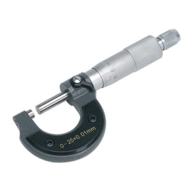Sealey - External Micrometer 0-25mm