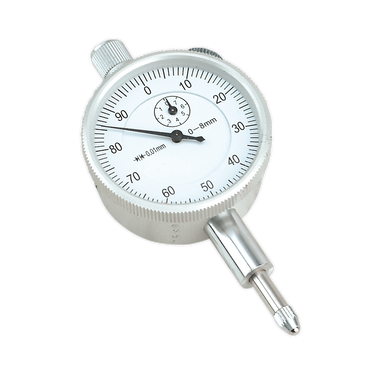 Sealey - Dial Gauge Metric 8mm Deflection