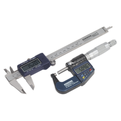 Sealey - Digital Measuring Set 2pc