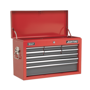 Sealey - Topchest 9 Drawer with Ball Bearing Slides Red/Grey