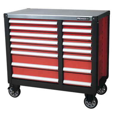 Sealey - Mobile Workstation 16 Drawer with Ball Bearing Slides