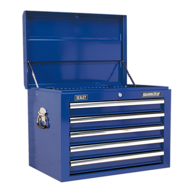 Sealey - Topchest 5 Drawer with Ball Bearing Slides Blue