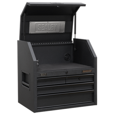 Sealey - Topchest 4 Drawer 660mm with Soft Close Drawers and Power Strip