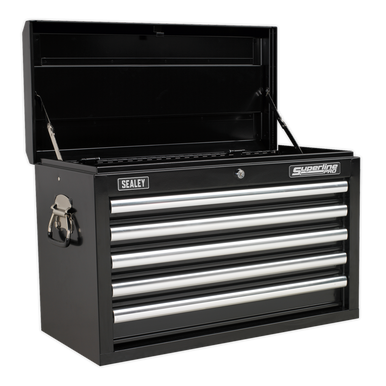 Sealey - Topchest 5 Drawer with Ball Bearing Slides Black AP33059B