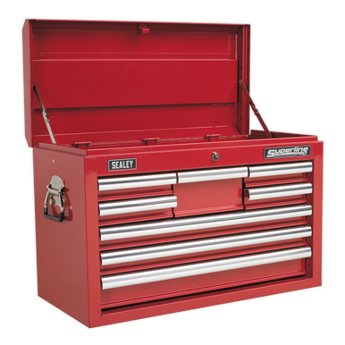Sealey - Topchest 8 Drawer with Ball Bearing Slides Red
