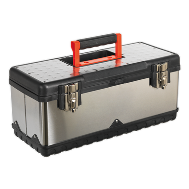 Sealey - Stainless Steel Toolbox 505mm with Tote Tray