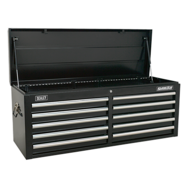 Sealey - Topchest 10 Drawer with Ball Bearing Slides Black AP5210TB