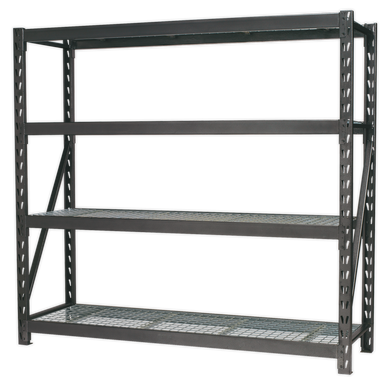 Sealey - Heavy-Duty Racking Unit with 4 Mesh Shelves 640kg Capacity Per Level 1956mm AP6572