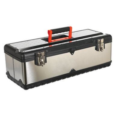 Sealey - Stainless Steel Toolbox 660mm with Tote Tray