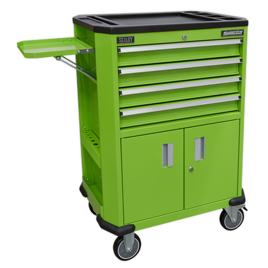 Sealey - Tool Trolley with 4 Drawers and 2 Door Cupboard