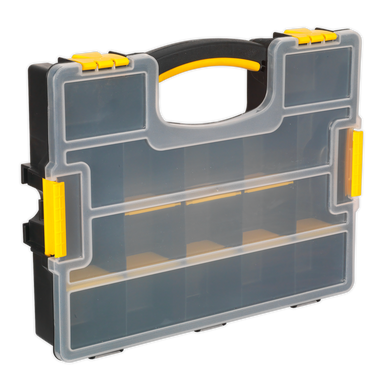Sealey - Parts Storage Case with Removable Compartments Stackable