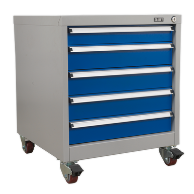 Sealey - Mobile Industrial Cabinet 5 Drawer API5657A