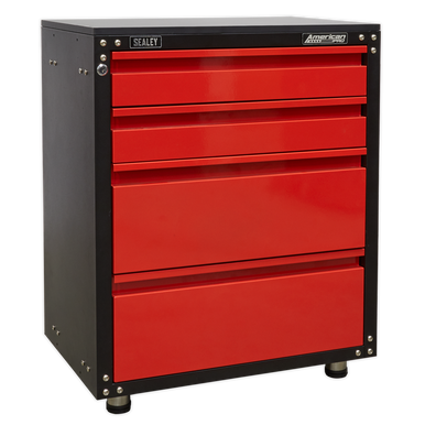 Sealey - Modular 4 Drawer Cabinet with Worktop 665mm