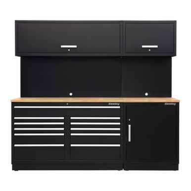 Sealey - Modular Storage System Combo Oak Worktop APMSCONBO4W
