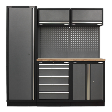 Sealey - Modular Storage System Combo Pressed Wood Worktop APMSSTACK02W