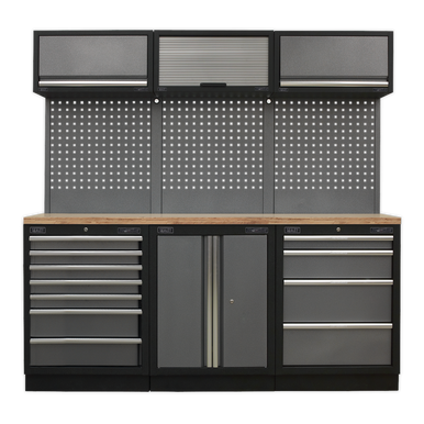 Sealey - Modular Storage System Combo Pressed Wood Worktop APMSSTACK07W