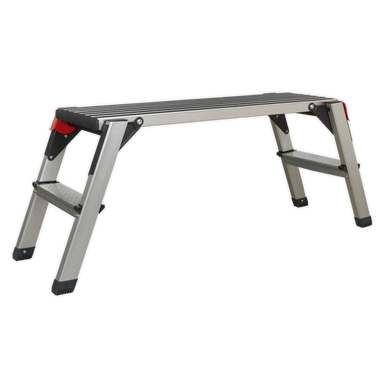 Sealey - Aluminium Folding Platform 2-Tread EN 14183