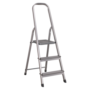Sealey - Aluminium Step Ladder 3-Tread EN 131