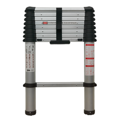 Sealey - Aluminium Telescopic Ladder 9-Tread EN 131