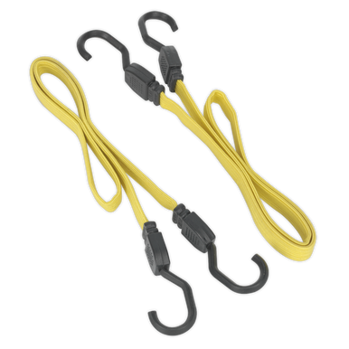 Sealey - Flat Bungee Cord Set 2pc 910mm
