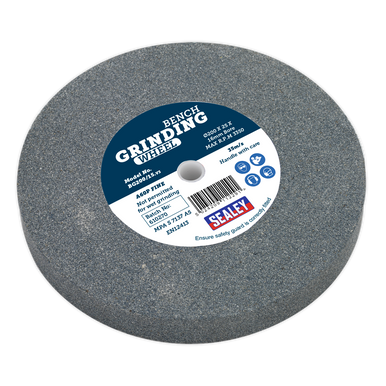 Sealey - Grinding Stone Dia200 x 25mm Dia16mm Bore A60P Fine