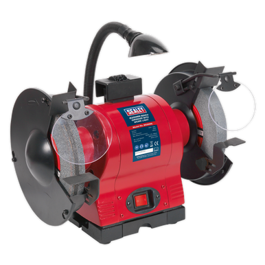 Sealey - Bench Grinder Dia200mm with Work Light 550W/230V
