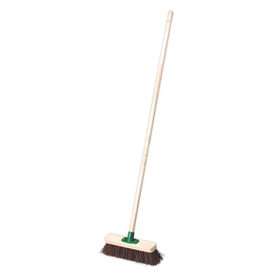 Sealey - Broom 12inch300mm Stiff/Hard Bristle