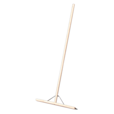 Sealey - Rubber Floor Squeegee 24inch600mm with Wooden Handle
