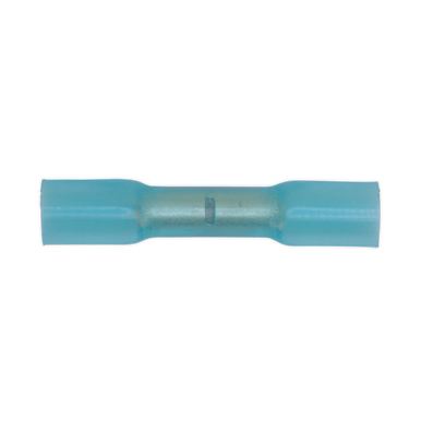 Sealey - Heat Shrink Butt Connector Terminal Dia5.8mm Blue Pack of 100
