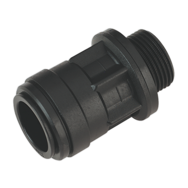 Sealey - Straight Adaptor 22mm 3/4inchBSP Pack of 2 John Guest Speedfit PM012216E