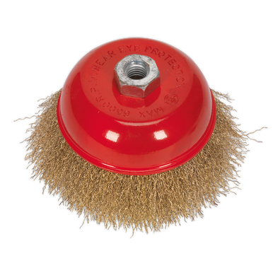 Sealey - Brassed Steel Cup Brush Dia125mm M14 x 2mm