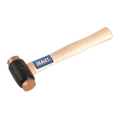 Sealey - Copper Faced Hammer 1.75lb Hickory Shaft