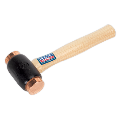 Sealey - Copper Faced Hammer 4.3lb Hickory Shaft