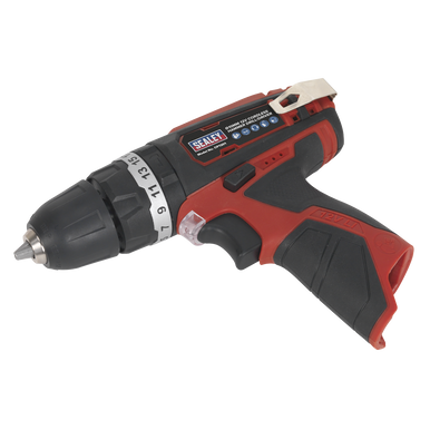 Sealey - Cordless Hammer Drill/Driver Dia10mm 12V Li-ion Body Only