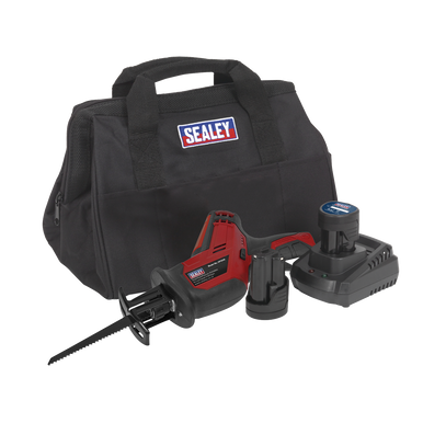 Sealey - Cordless Reciprocating Saw Kit 12V 2 Batteries