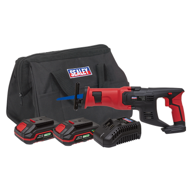 Sealey - Cordless Reciprocating Saw Kit 20V 2 Batteries