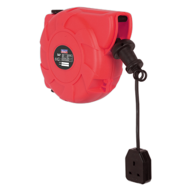 Sealey - Cable Reel System Retractable 10m 1 x 230V Socket