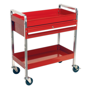 Sealey - Trolley 2-Level Heavy-Duty with Lockable Drawer