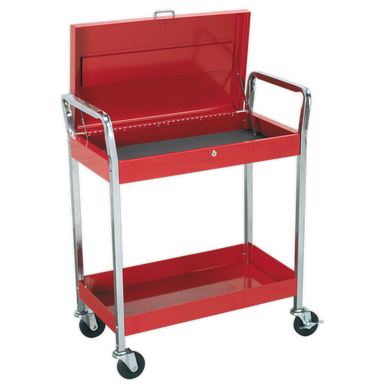 Sealey - Trolley 2-Level Heavy-Duty with Lockable Top