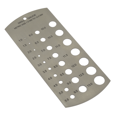 Sealey - Drill Gauge Metric 1-13mm