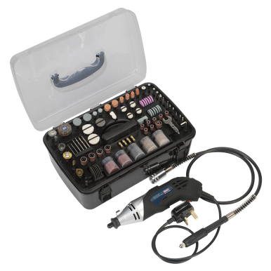 Sealey - Multipurpose Rotary Tool and Engraver Kit 219pc 230V