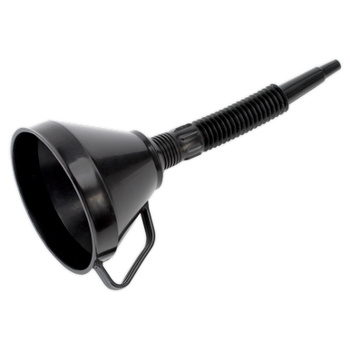 Sealey - Funnel with Flexible Spout and Filter Dia160mm