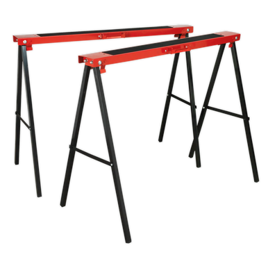 Sealey - Fold Down Trestles Pair 100kg Capacity per Trestle