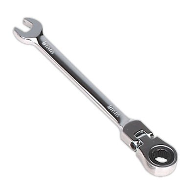 Sealey - Flexi-Head Ratchet Combination Spanner 8mm