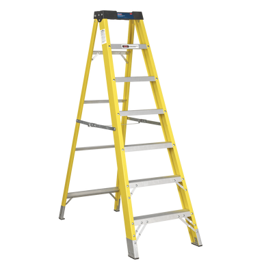 Sealey - Fibreglass Step Ladder 6-Tread EN 131