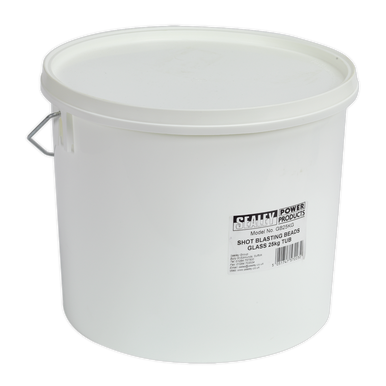 Sealey - Shot Blasting Beads Glass 25kg Plastic Tub