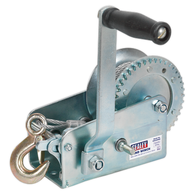 Sealey - Geared Hand Winch 900kg Capacity with Cable