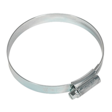 Sealey - HI-GRIP Hose Clip Zinc Plated Dia70-90mm Pack of 10