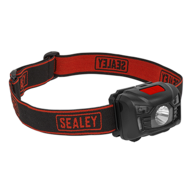 Sealey - Rechargeable Head Torch 3W CREE XPE LED Auto-Sensor