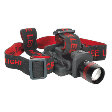 Sealey - Head and Hat Torch 3W CREE LED 3 x AAA Cell